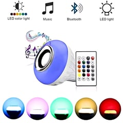 INSPIRA - Foco Parlante con Luz Led a control remoto y bluetooth