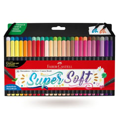 FABER-CASTELL - Plumones SuperSoft x 50 Punta Pincel para Lettering