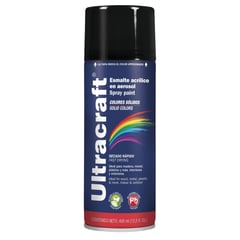 TRUPER - Pintura spray color NEGRO MATE ULTRACRAF