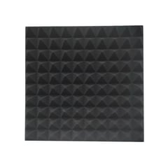 FOAM - ESPUMA ACUSTICA TIPO PIRAMIDAL PUR NEGRO 50CM X 50CM X 2PULG