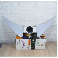 OEM - Ampolleta Led 50W E27 RGB Alas de Ángel con Parlantes Bluetooth