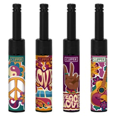 CLIPPER - COLECCIÓN ENCENDEDOR MINI TUBE HIPPIE LOVE