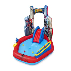 BESTWAY - Centro de juegos inflable Spiderman -