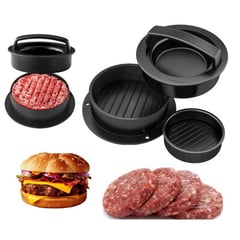 GENERICO - Set de Moldes para Hamburguesas Caseras Mini Burgers y Rellenas