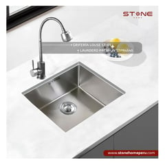 STONE - COMBO LAVADERO PREMIUM STPR4540 + LOUISE ST-01 CON ESCURRIDOR