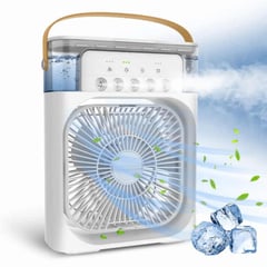 GENERICO - Mini Enfriador Humidificador de Aire portátil