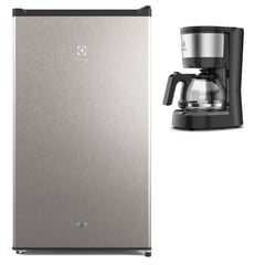 ELECTROLUX - Combo Frigobar x 90L ERD090G2HWG Cafetera15 Tazas ECM10