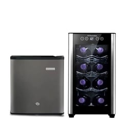 ELECTROLUX - Combo Frigobar Frost ERD50G2HPI + Cava de Vinos ERW082XAMB