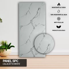 VIDAR - PANEL MARMOL SPC CALACATTA WHITE - VENTA POR UNIDAD