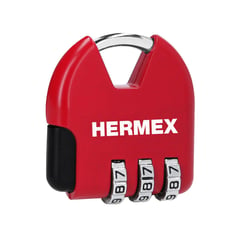 HERMEX - Candado maletero de combinación 36 mm,