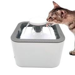IMPORTADO - Bebedero Fuente de agua para mascotas - Cuadrado