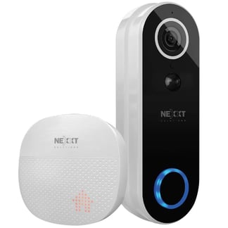 NEXXT SOLUTIONS - NEXXT NHC-D100 Timbre inteligente WIFI con cámara 2MP 1080p DOORBELL