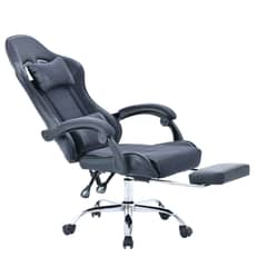 GENERICO - Silla Gamer Ergonómica Reclinable 135° con Reposapies GC-2221T