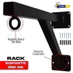 HOLGU - Soporte 300 KG RACK para colocar saco de box