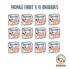 MONGE - FRUIT X 100 GR SALMON Y PERA / 12 UNIDADES