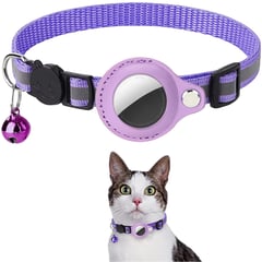 GENERICO - Collar Reflectante Nailon Para Gato Para Airtag C Cascabel