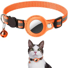 GENERICO - Collar Reflectante Nailon Para Gato Para Airtag C Cascabel