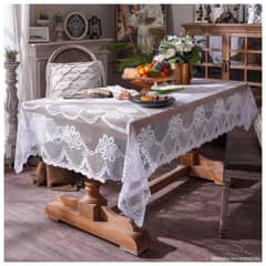 INSPIRA - Mantel de Mesa Encaje Hilo Rectangular 150cm x 250cm