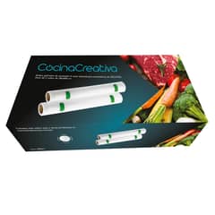 CECOTEC - Rollos 28×600 Gofrados Cocinacreativa Para Envasado Al Vacío