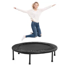 EVERBEST - Trampolin Aerobico Saltarin de 90cm Diametro y Altura 20cm