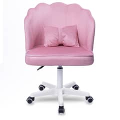 BUCKINGHAM - Silla Giratoria de Escritorio Oficina Tocador Q1 Rosada