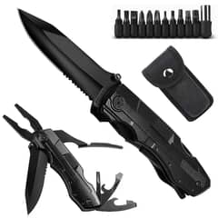 OEM - Cuchillo Multifuncional 13 en 1 con Mango Antideslizante