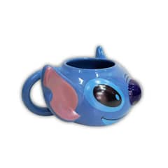 GENERICO - TAZA CARA DE STITCH 3D