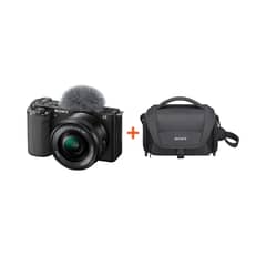 SONY - Cámara Alpha ZV-E10L Negro + Maletín LCS-U21 de regalo