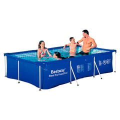 BESTWAY - Piscina Estructural 300x201x66cm Rectangular 3300 litros