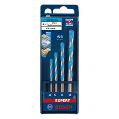 BOSCH - Broca EXPERT CYL-9 Multiconstruction 4-5-6-8mm 4 unidades