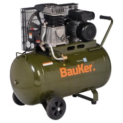 BAUKER - Compresor De Aire 2HP 100 Lt
