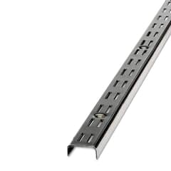 DUCASSE - Pilar Ranurado Doble 192cm Negro