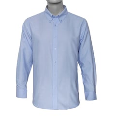 GREEN TEAM - Camisa Oxford Celeste