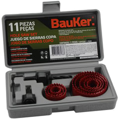 BAUKER - Set de Sierra Copa 11 Piezas