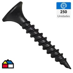 MAMUT - Tornillo Volcanita Punta Fina 6x1 1/4" x 250 unid