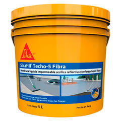 SIKA - Impermeabilizante para Techos y Coberturas Sikafill Techo-5 Gris x 4L