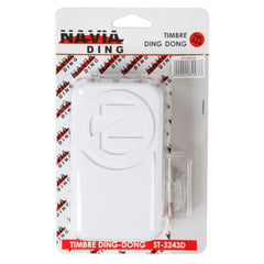 NAVIA - Timbre Ding Dong 2 Melodias ST-3243D Blanco
