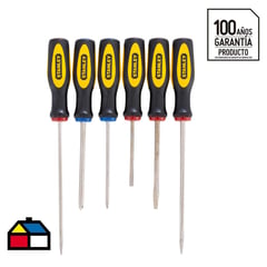 STANLEY - Set Desarmador 6 Piezas