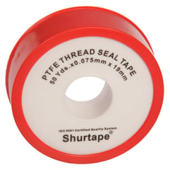 SHURTAPE - Pack 5 Cinta Teflón Rojo 0.075mm x 19mm