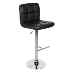 JUST HOME COLLECTION - Silla Bar Acolchada Negro