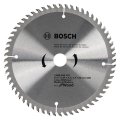 BOSCH - Disco de Sierra Circular Ecoline ø184x20mm 60 Dientes