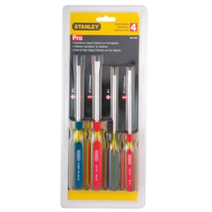 STANLEY - Desarmador Profesional Acero Set 4 Piezas