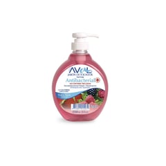 AVAL - Jabón Líquido Antibacterial Frutos Rojos 400Ml