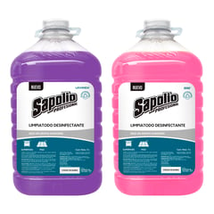 SAPOLIO - Limpiatodo Lavanda 5L + Limpiatodo Aroma Bebé 5L