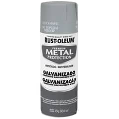 RUST OLEUM - Spray para retocar y reparar acero galvanizado dañado 454gr