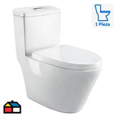 VAINSA - WC Inodoro One Piece Modern Blanco