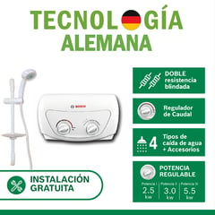 BOSCH - Rapiducha Comfort 5.5kw + Accesorios