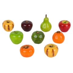 RAPALLO - Set de 9 Frutas Decorativas Plástico