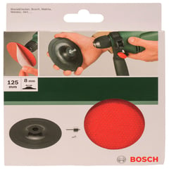 BOSCH - Backing Pad Velcro Drills 125 mm