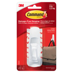 3M - Gancho Command Rectangular Grande Blanco